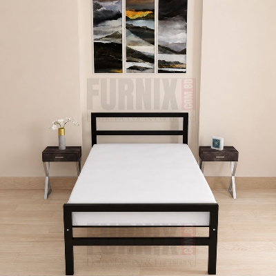 Picture of Furnix Single Metal Divan Bed 36x72 Inch Heavy Duty Steel Frame Strong and Durable Bedroom Furniture by Furnix