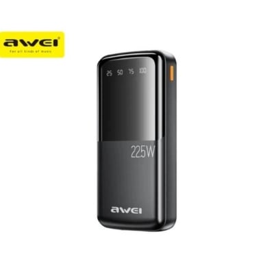 Picture of Awei P13K 20000mAh 22.5W PD Fast Charging Power Bank - Black