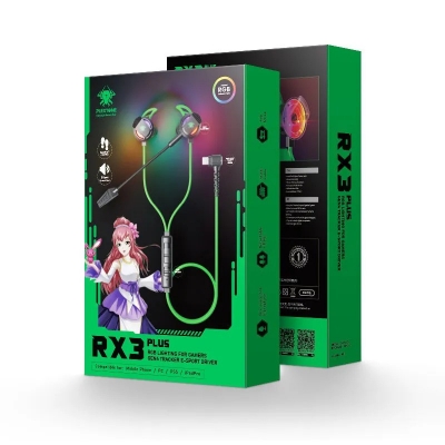 Picture of Original Plextone RX3 PLUS Type-C Wired Gaming Earphone - Black