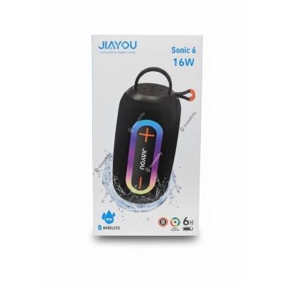 Picture of Original Jiayou Sonic 6 16W Portable Bluetooth Speaker  - Black