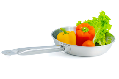 Picture of SKB Stainless Steel Frying Pan with Pipe Handle 26CM – SFPIP26