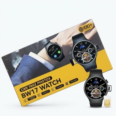 Picture of BW17 Smart Watch Sim Support -Black 