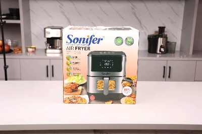 Picture of Sonifer SF-1018 new kitchen high quality 1500W with visual window digital led display electric air fryer 6 litres - Multicolor