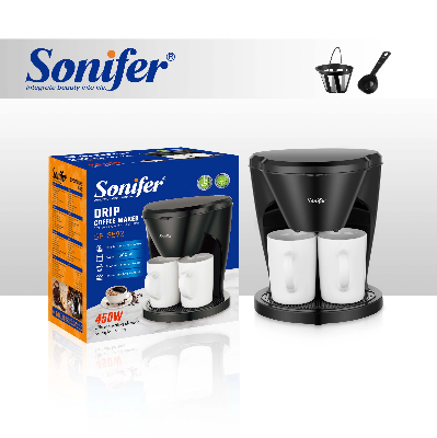 Picture of Sonifer SF – 3592 Drip Coffee Maker, 300ml Tank, One – Button Control - Black