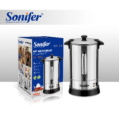 Picture of Sonifer SF-2074 Professional Home Use Hot Water Boiler Heating Stainless Dteel 15L Big Electric Hot Water Boiler - Silver
