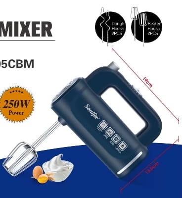 Picture of Sonifer SF – 7034D Dark Blue Hand Mixer, 5 – Gear, 250W - Dark blue