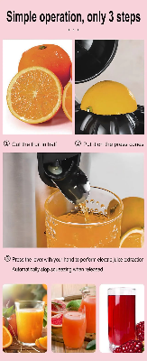 Picture of Sonfier SF-5523 wholesale household hand press lemon orange squeezer electric citrus juicer stainless steel - Silver