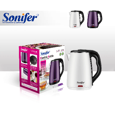 Picture of Sonifer SF-2102 home hotel hot water 1500w affordable colored stainless steel 1.7 liter electric kettle auto power off