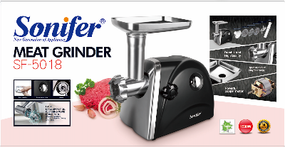 Picture of Sonifer SF-5018 Modern Design Household Affordable 1500 Watt Copper Motor Electric Meat Grinder