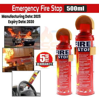 Picture of Fire Stop Spray - 500ml - Provides a portable and efficient line of defense against fires-Red