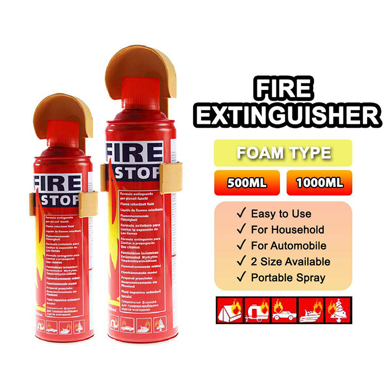 Picture of Fire Stop Spray - 500ml - Provides a portable and efficient line of defense against fires-Red