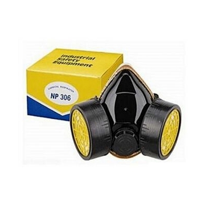 Picture of Chemical Respirator Gas Mask Double Filter NP-306-Black