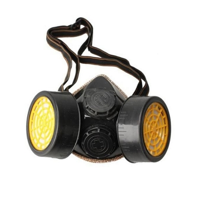 Picture of Chemical Respirator Gas Mask Double Filter NP-306-Black