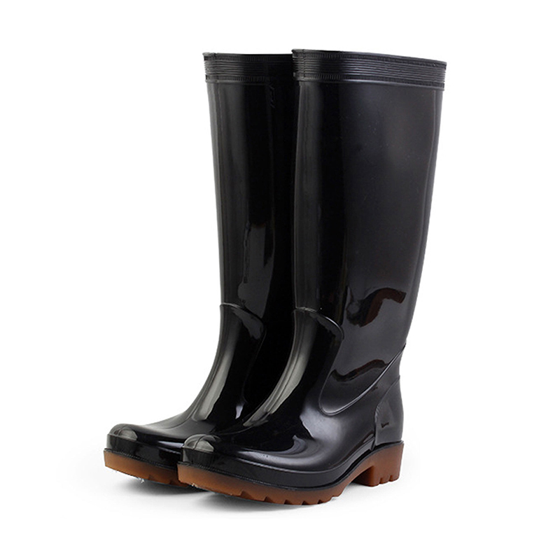 Picture of Gumboot JCD Waterproof Rain Boots Made In China Premium Quality-Black