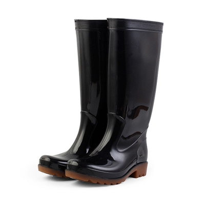 Picture of Gumboot JCD Waterproof Rain Boots Made In China Premium Quality-Black