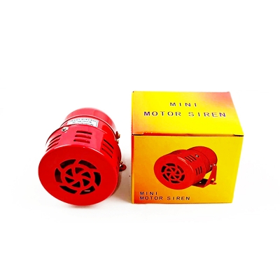 Picture of Fire Alarm Mini Motor Siren MS-190-Red