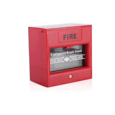 Picture of Fire Alarm Emergency Break Glass-Red