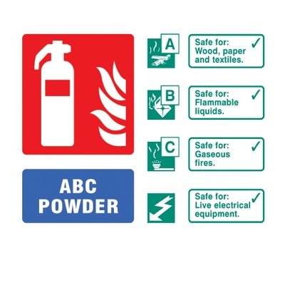 Picture of Fire Extinguisher ABC Dry Chemical Powder 01 KG-Red-Red
