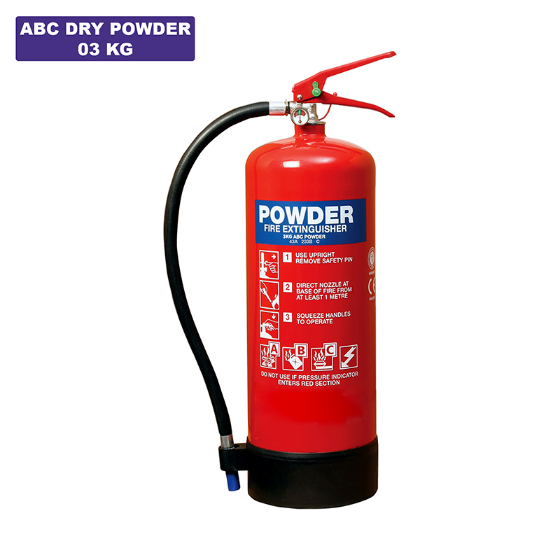 Picture of Fire Extinguisher ABC Dry Chemical Powder 03 KG-Red-Red