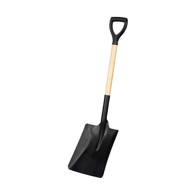 Picture of Large Garden Shovel with Wooden handle - (Belcha)-Black