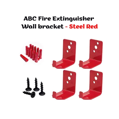 Picture of ABC Fire Extinguisher Wall bracket - Steel Red-Red