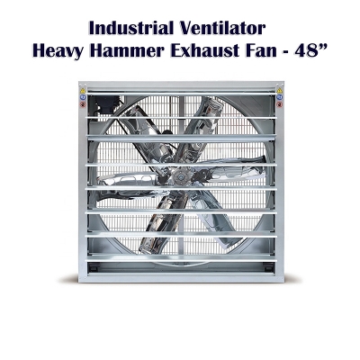 Picture of Industrial Ventilator Heavy Hammer Exhaust Fan - 48″-Silver