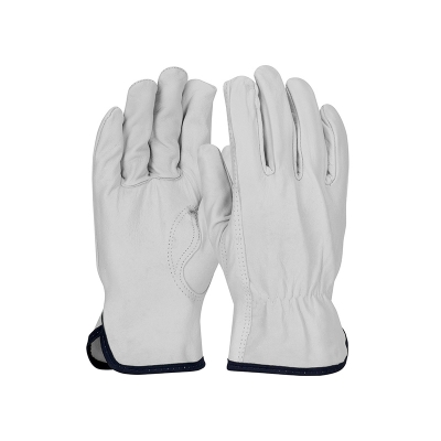 Picture of Full Fingered Leather work Glove Cowhide-White