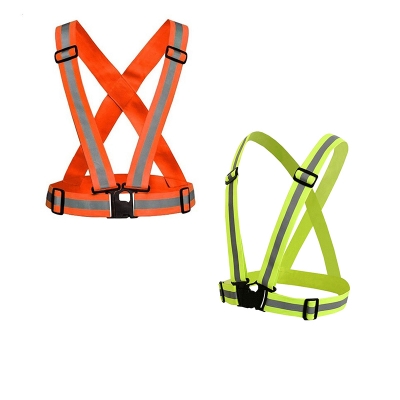 Picture of High Visibility Neon Reflective Belt Safety Vest Fit For Running Cycling Sports