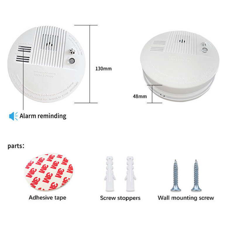 Picture of Fire Alarm Smoke Detector-Red