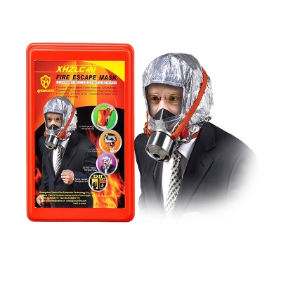 Picture of Fire Emergency Escape Smoke Gas Protector-Silver