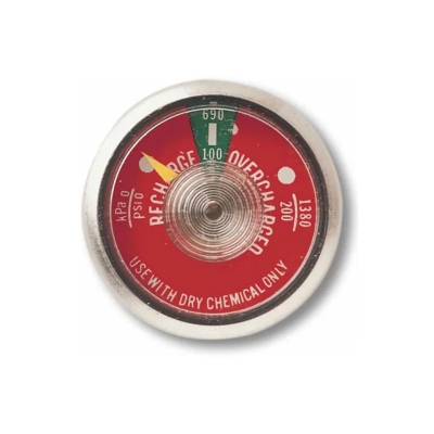 Picture of Fire Extinguisher DCP Valve Pressure Guage 5Kg ABC Big Meter ABC Extinguisher Meter-Red