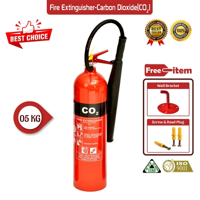 Picture of Fire extinguisher Co2 (Carbon Dioxide) 05 KG-Red