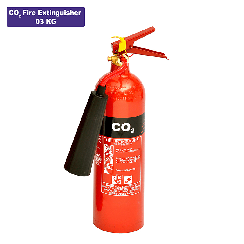 Picture of Fire Extinguisher CO2 (Carbon Dioxide) 03 KG-Red