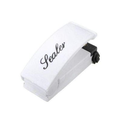 Picture of Mini Magic Poly Sealer Snack Sealer Small Household Bag Sealer Portable Hand Pressure Heat Sealer Plastic Bag Sealer - White