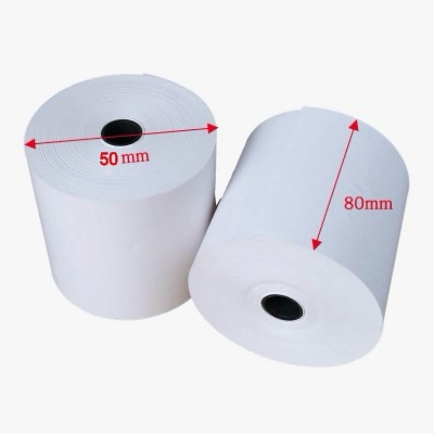 Picture of Thermal Paper POS Roll 3 inch 78MM X 50M  (4 Pcs Roll)-White