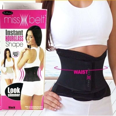 Picture of Slimming Belt Miss Waist Newest Belt Instant Hourglass Shape - Black