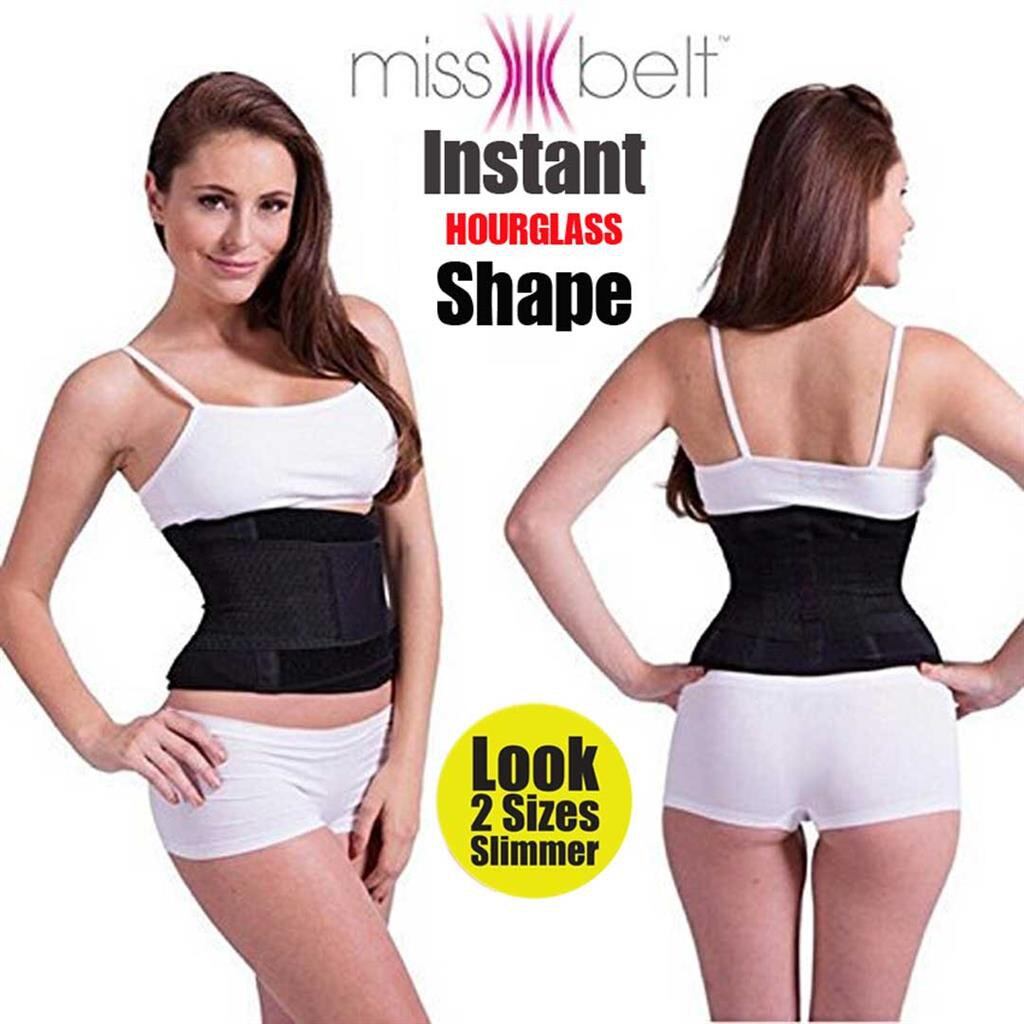 Picture of Slimming Belt Miss Waist Newest Belt Instant Hourglass Shape - Black