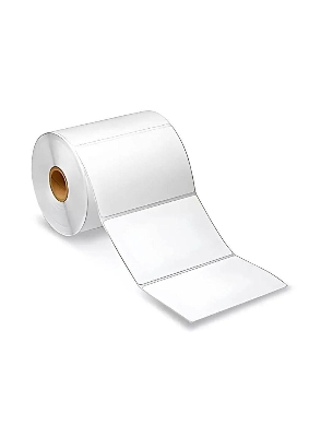 Picture of 75mm × 100mm (3 × 4 Inch) Shipping Sticker Label – Direct Thermal (DT), 5 Rolls × 500 Pcs