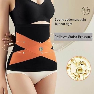 Picture of New Slimming Miss Belt Magic Sweat Slim Belt Plus Ideal For Men & Women - Achieve Your Fitness Goals With This Sweat Slim Belt Plus, Waist Instant Body Shaper - Multicolor