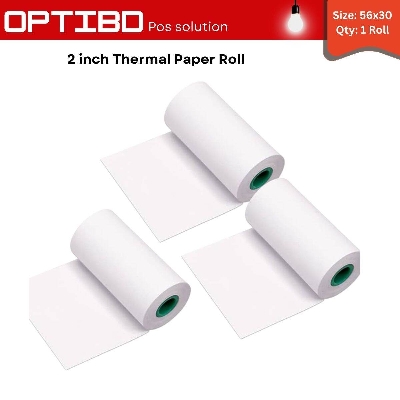 Picture of 1pc 56*30mm Thermal Paper Rolls for 58mm Mini Thermal Printer | Inkless Printer | Paperang | phomemo | poooli Printer