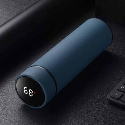 Picture of Stainless Steel Smart Water Bottle LED Digital Smart Vacuum Cup 500ml Thermos Stainless steel tumbler insulated Display Temperature Vacuum Flasks travel bottle - Multicolor