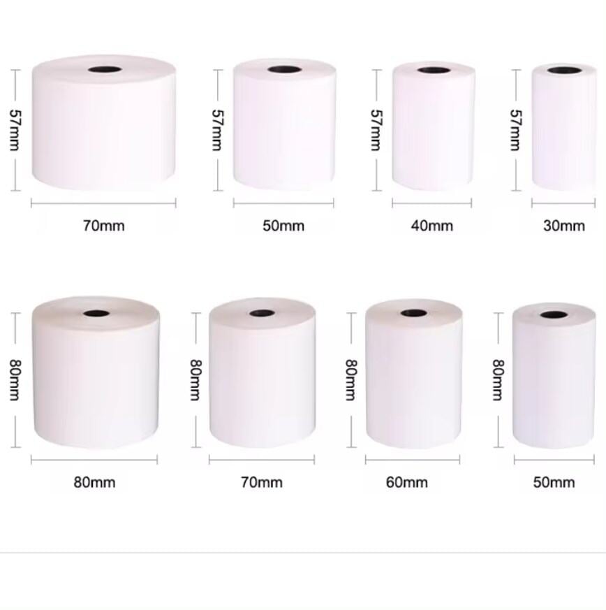 Picture of Thermal Paper POS Roll 3 inch 78MM X 50M (5Pcs Roll)-White