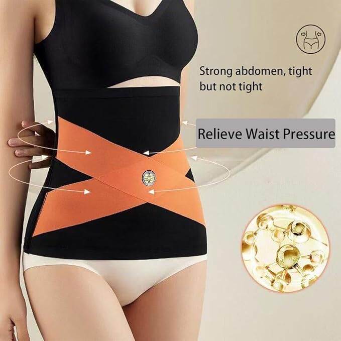 Picture of New Slimming Miss Belt Magic Sweat Slim Belt Plus Ideal For Men & Women - Achieve Your Fitness Goals With This Sweat Slim Belt Plus, Waist Instant Body Shaper - Multicolor