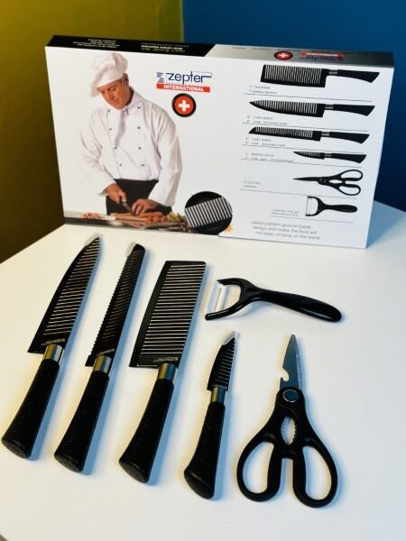 Picture of Premium Kitchen tools Zepter 6 Pcs Set Non - Stick Coating Stainless Steel 6 - Piece - Black