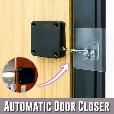 Picture of Auto Door Closer –New Automatic Anti - Punching Door Closer Punch - Free Automatic Door Closer, 500g Pull - Multicolor
