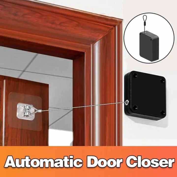 Picture of Auto Door Closer –New Automatic Anti - Punching Door Closer Punch - Free Automatic Door Closer, 500g Pull - Multicolor