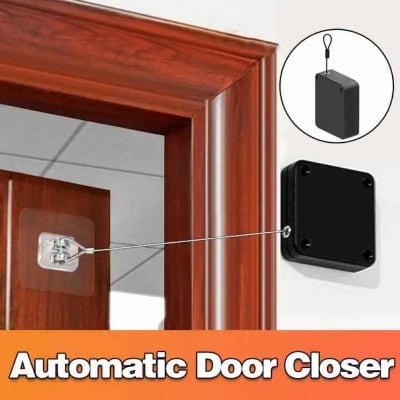 Picture of Auto Door Closer –New Automatic Anti - Punching Door Closer Punch - Free Automatic Door Closer, 500g Pull - Multicolor