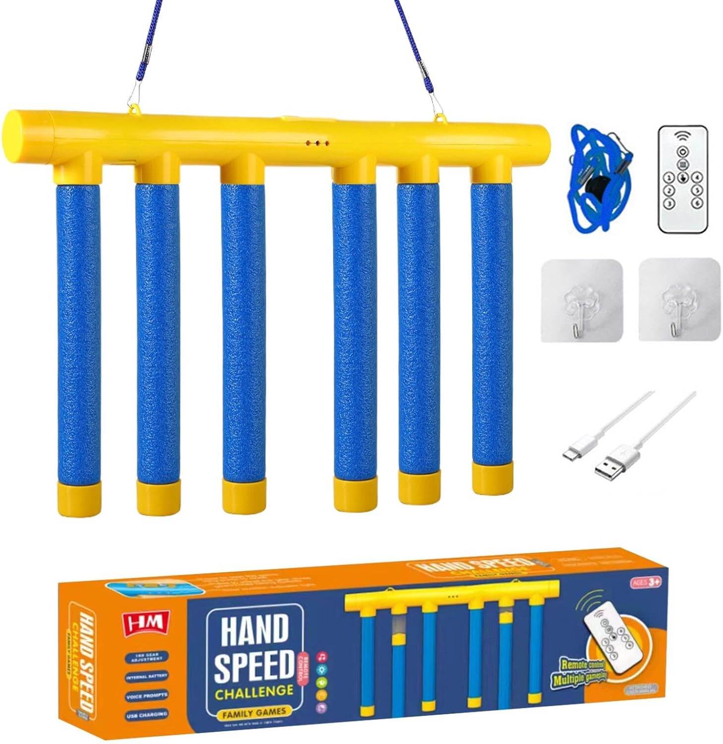 Picture of 1Pcs Hand Speed Challange Toy for Kids Children Toys Cute Simulation Bunny Chick Moving Toy Clockwork Racing Funny Teaser Toy Easter Gift lassic Desktop Games Table Game Wood Plastic Building Blocks Domino Challenging Game Block Toys - Multicolor