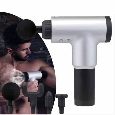 Picture of portable mini massager deep tissue Therapy Rechargeable Mini Gun Massager Body massage Electric Vibration Body muscle Fascial Gun & Recovery device fascia, body massage machine, Facial Body Massage Gun Dream paradise device for male and female - Multicolor