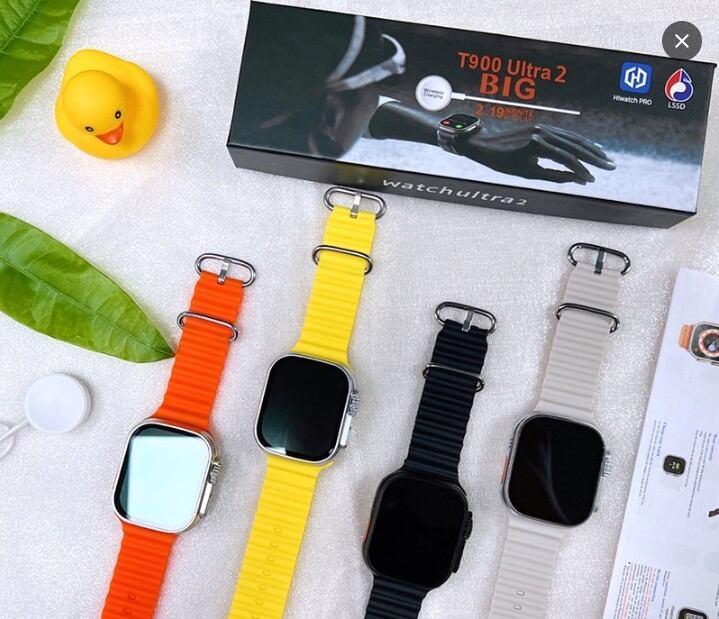 Picture of T900 Ultra 2 Full Touch Screen Smart Watch - Bluetooth Calls & Smart Features Heart Rate Monitor Large Display Upgraded VERSION - Multicolor